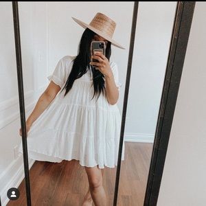 Olivaceous Babydoll Dress